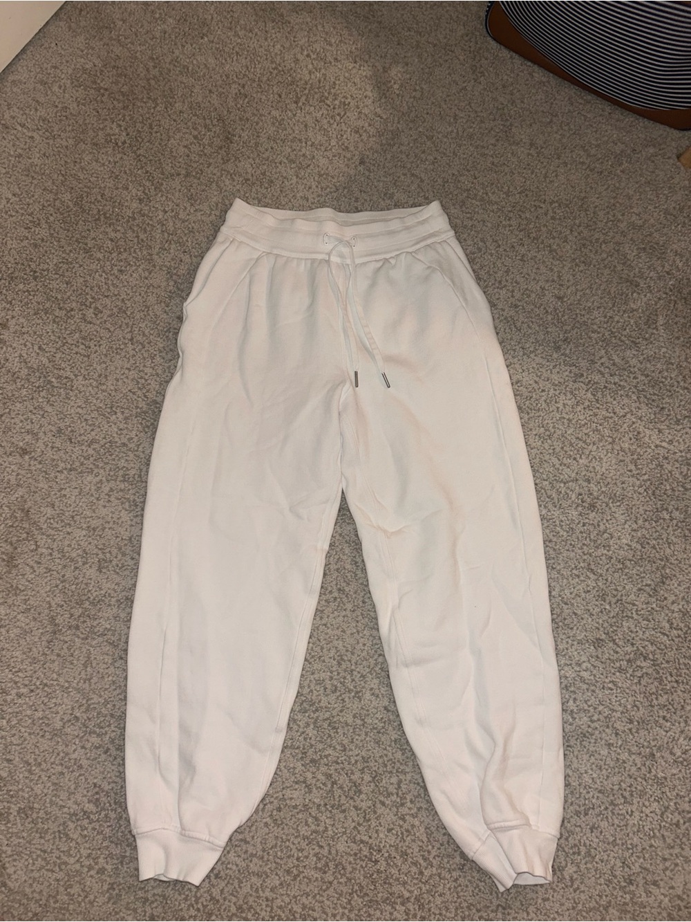 lululemon athletica White Drawstring Jogger Pants